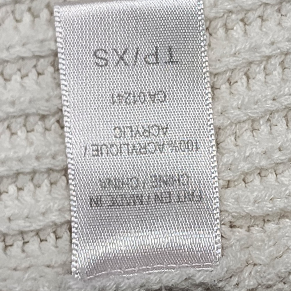 TWIK Simons Sweater Womens XS Rib Knit Batwing Asymmetric Slouch Shrug Statement - Picture 8 of 14